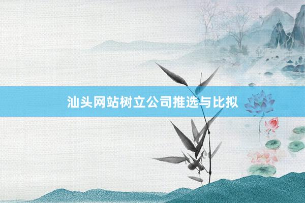 汕头网站树立公司推选与比拟